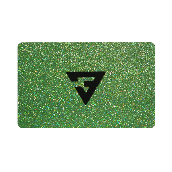 PVC炫光青蔥底智能卡定制