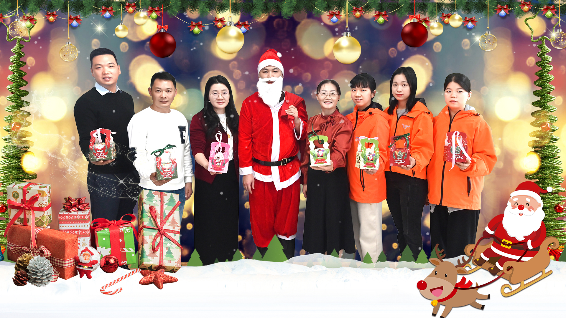 暖冬平安夜，禮遇滿(mǎn)心懷！卡立方集團(tuán)用甜蜜與智能，守護(hù)每一份美好